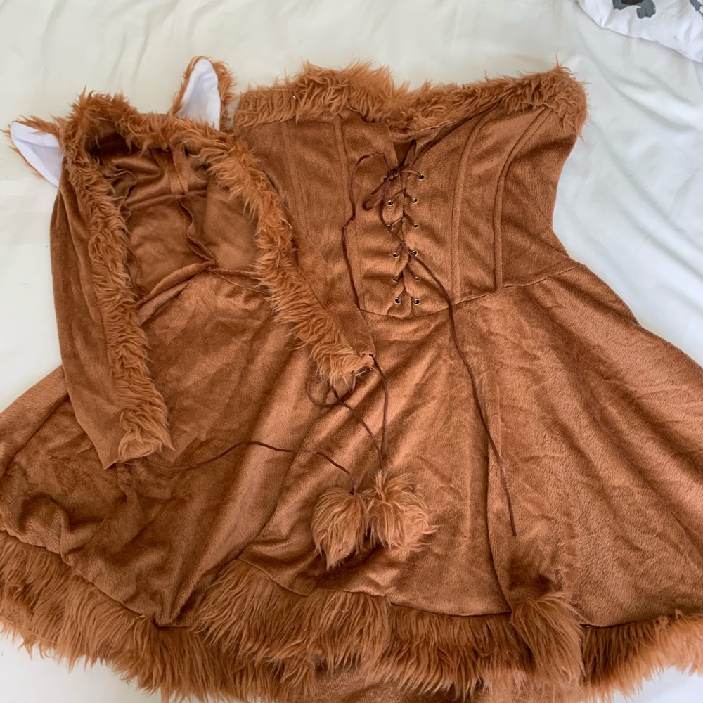 Fox dress costume with ears and tail